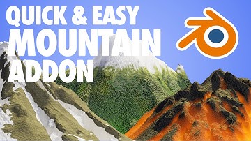 Create Mountain in Just a Minute ! BEST BLENDER 3D LANDSCAPE ADDON | BLENDER 3D TUTORIAL
