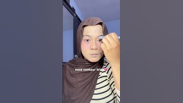 nose contour hack💗 #makeuptips #makeup #makeuptutorial #makeuphack #contourhack #nosecontour