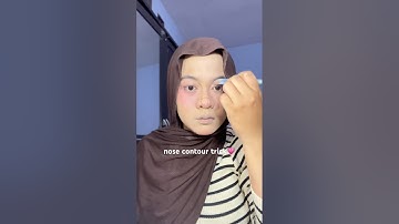 nose contour hack💗 #makeuptips #makeup #makeuptutorial #makeuphack #contourhack #nosecontour
