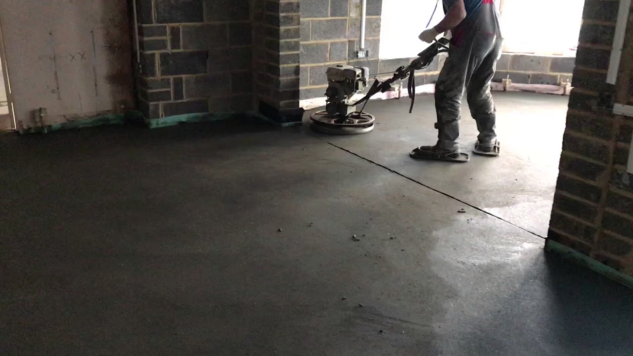 Perfectly Finished Screed Floor Youtube