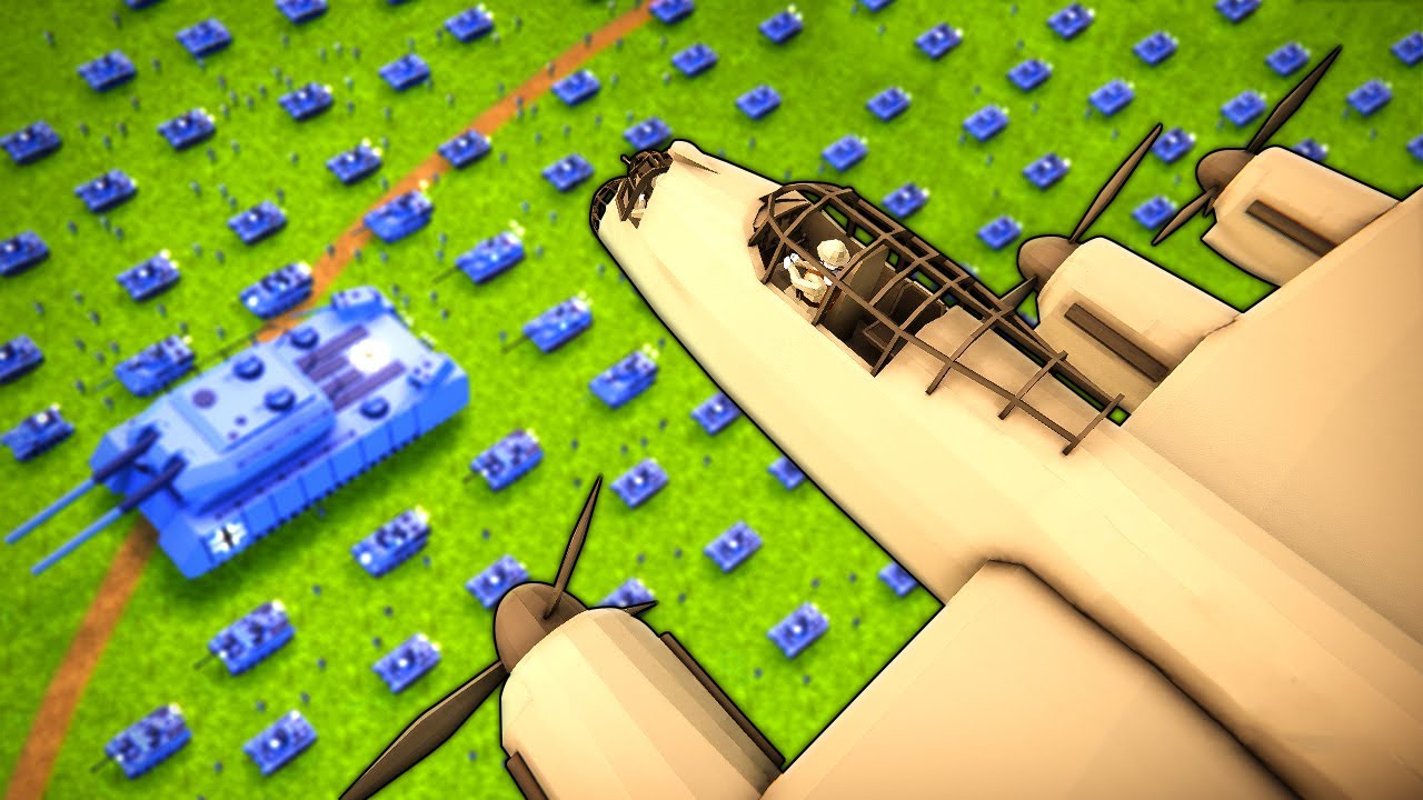 Massive RAF BOMBING RUN in Total Tank Simulator!