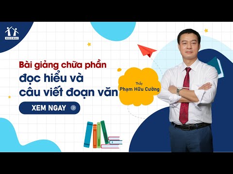 Video GPPEN2023 [BGHT] Bài giảng chữa phần đọc hiểu và câu... - youtube
