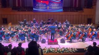 Dàn nhạc Vệ binh Quốc gia Nga biểu diễn Quốc ca Việt Nam