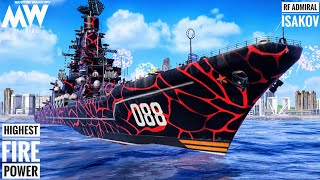 RF Admiral Isakov - Not best but but still highest fire power🔥- Modern Warships