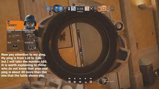 Full explanation of the ping effect. Rainbow Six Siege