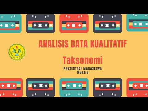 Analisis Data Kualitatif: Taksonomi