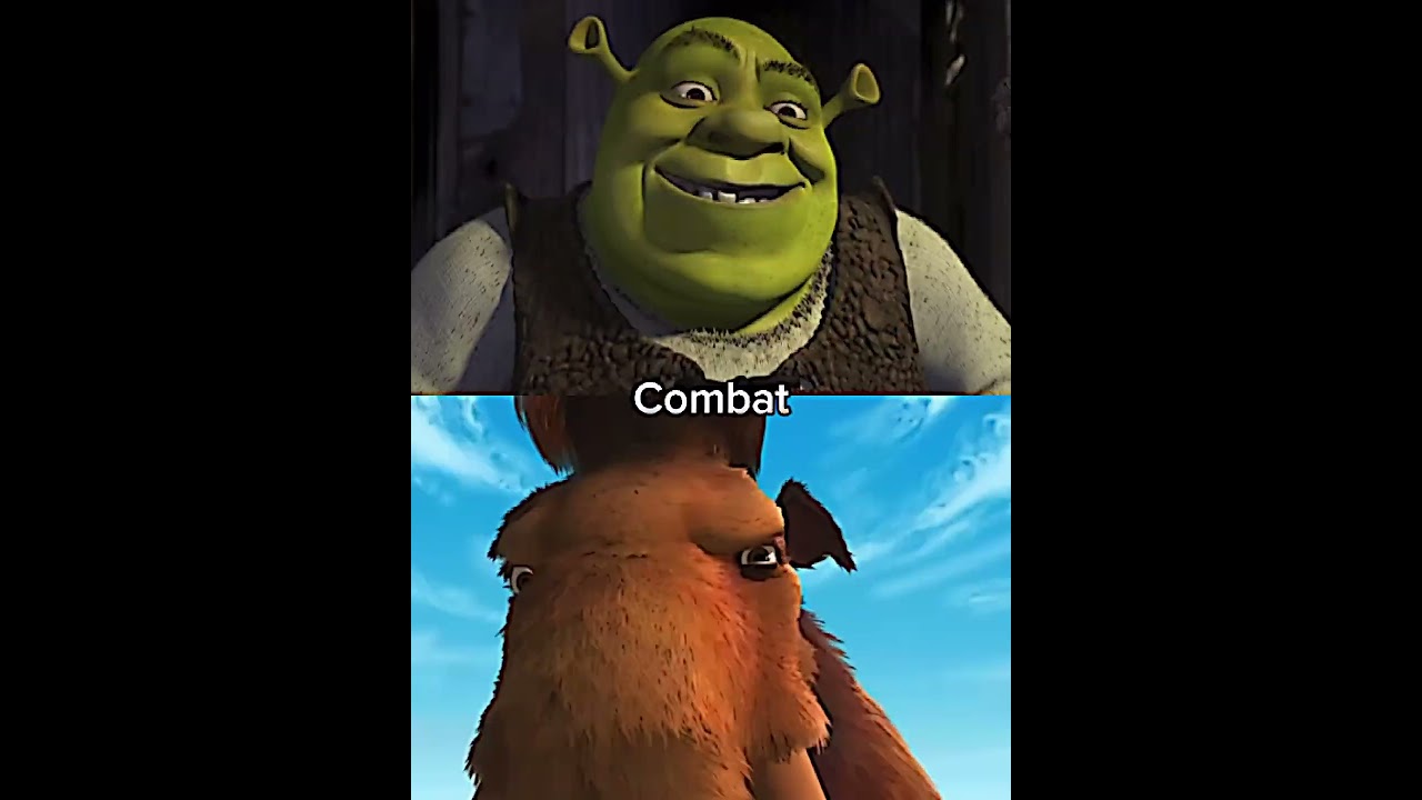 Manny vs Shrek 
