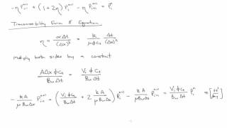 Transmissabilty form of the single phase flow equations