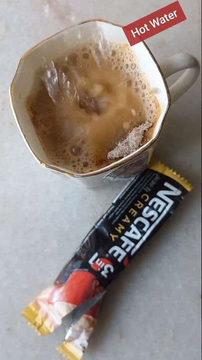 Nescafe Creamy 3 in 1 coffee #shorts #coffee #cooking #recipe
