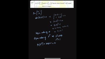 Trace of Matrix Powers Using Eigenvalues | GATE ST 2025 | Problem-57 | RitwikMath