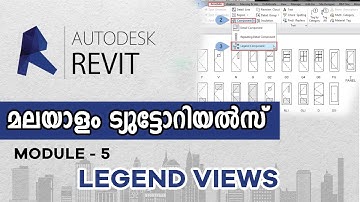 29. Create Legend Views in Revit | Revit Architecture Malayalam Tutorials