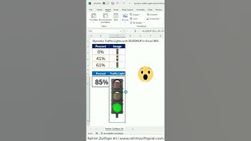 Create a Dynamic Traffic light with excel