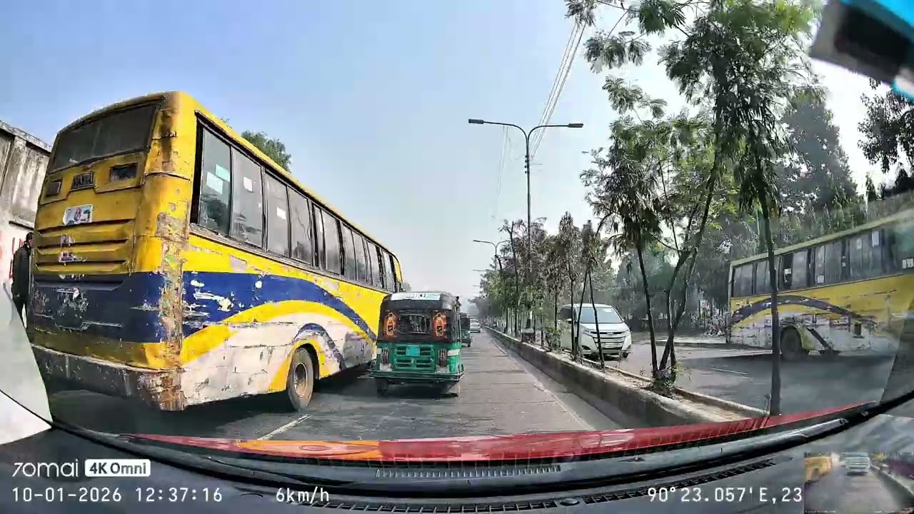 Safe Driving POV | Shymoli to Gulshan Drive | Defensive Driving in Dhaka Traffic