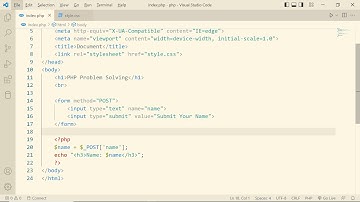 How To Retrieve HTML Form Data With PHP | PHP Problem Solving | Video: 02