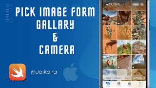 Pick Image form Photo Library & Camera in swift || UIImagePickerController (IN HINDI)