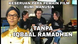 KESERUAN PEMAIN FILM BUMI MANUSIA ; BRYAN DOMANI,  MAWAR EVA DE JONGH, DAN AYU LAKSMI TANPA IQBAAL