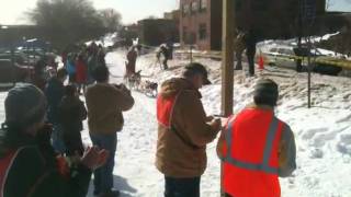 A Dog Team Completes the 2010 Jack Pine 30