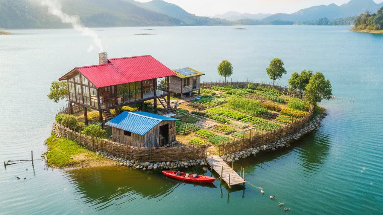 139 Days Alone: She Builds a Farm on a Deserted Island from Scratch