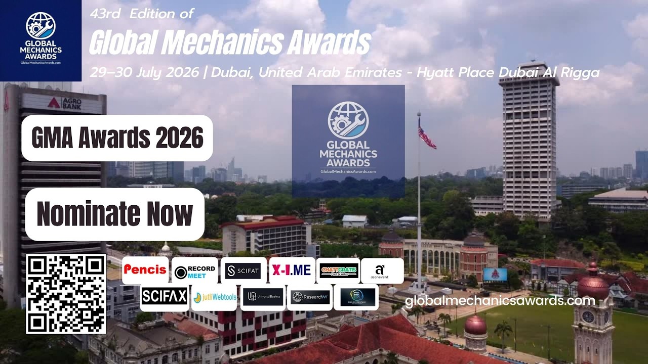 43rd Edition of Global Mechanics Awards | 29–30 July 2026 | Dubai, United Arab Emirates