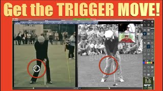BEN HOGAN vs GARY PLAYER! Golf Swing Trigger Movement