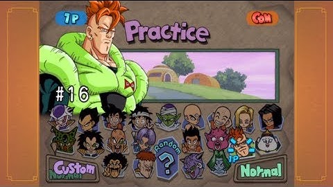 Dragonball Z Budokai 1 HD Collection - Android 16 Moveset | Chaospunishment