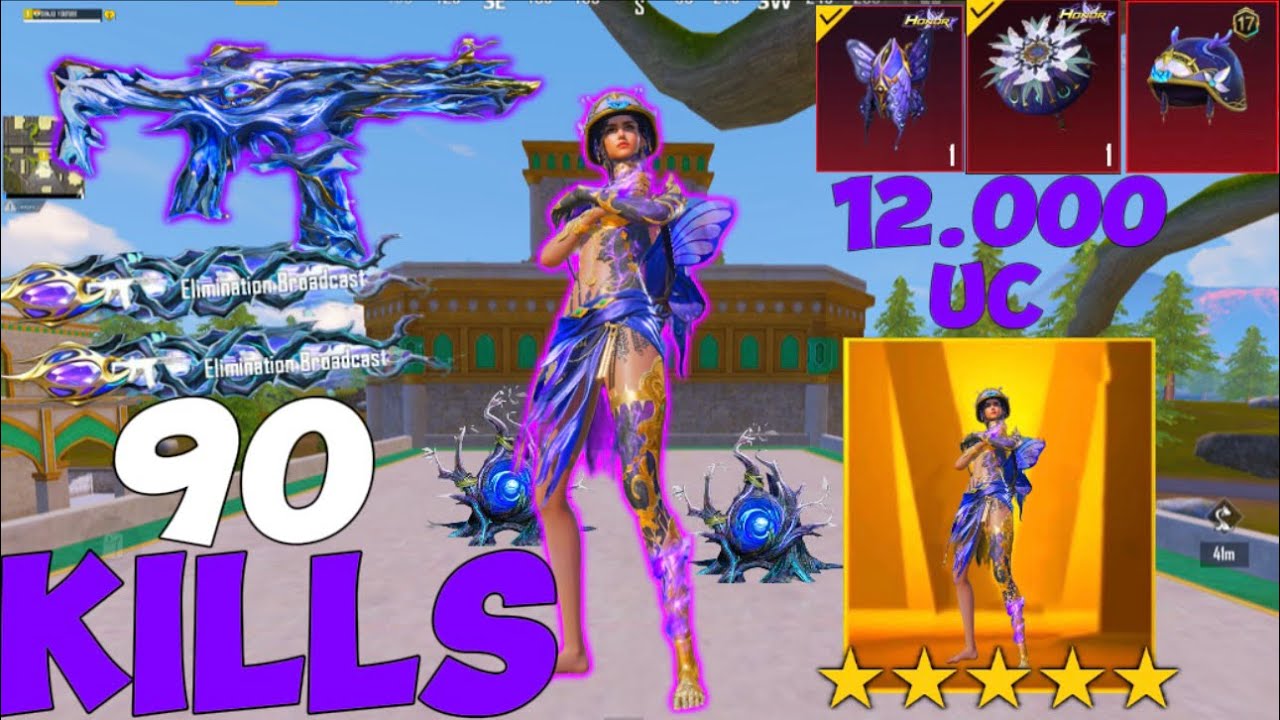 🤩WOW FINALLY PLAYED UPDATE 4.2 WITH NEW ULTIMATE SKIN 12000 UC SPIN FULL PURPLE SET 💜💜