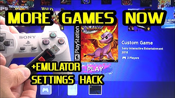 Add MORE games NOW to a Hacked PlayStation Classic + Emulator Setting Hack with USB flash drive