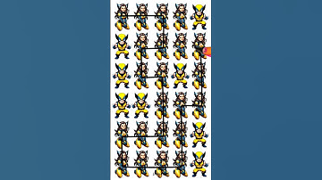 WOLVERINE line connect puzzle diy idea #wolverine #wolverineanddeadpool #deadpool #marvel #trending
