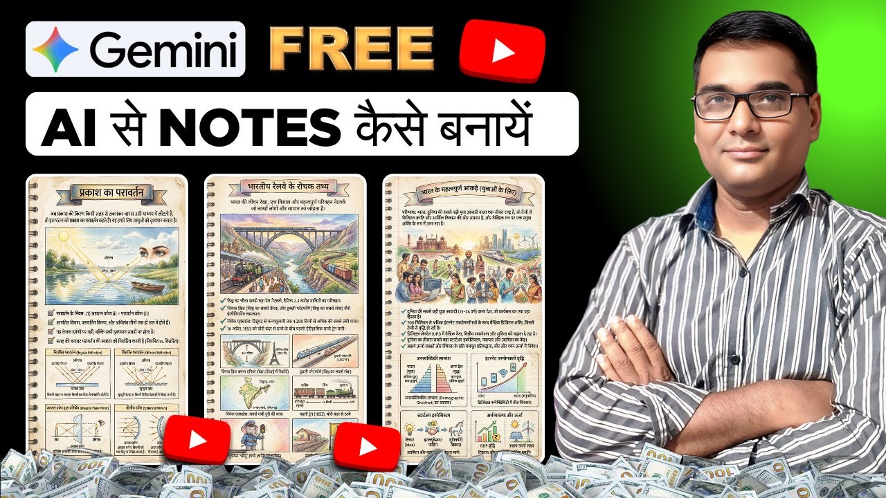 20 Second Me Handwritten Notes! Google Gemini AI Study Hack ✍️Google Gemini Study Trick📚