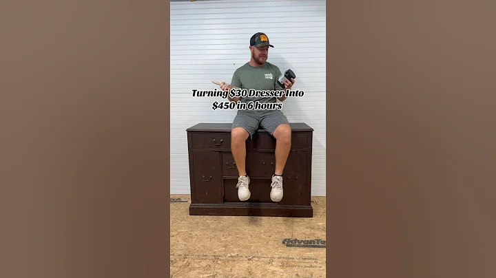 $30–$450 Dresser Flip! Part 1 #dresserflip #furnitureflip #flipping
