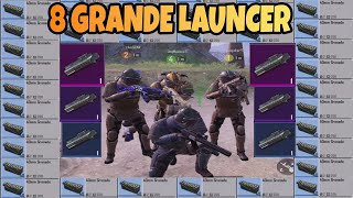 8 PCS  GRENADE LAUNCHER - NEW TACTIC - PUBG METRO ROYALE CHAPTER 14