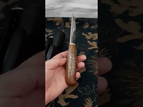 Puukko knıfe tavuskuşu işlemesi