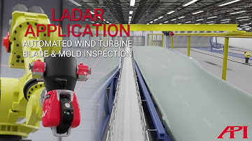 LADAR Application | Automated Wind Turbine Blade & Mold Inspection