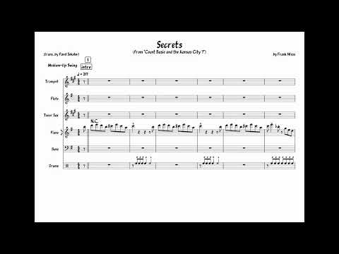 Secrets by Count Basie (transcription)