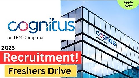 Cognitus Hiring! | IBM Subsidiary | 2025 Batch | 6.5 LPA | Apply Fast!