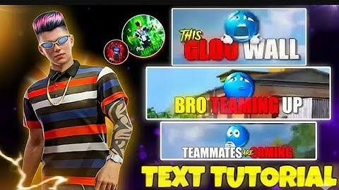 HOW TO EDIT TEXT LIKE🤯 👉 PGL FLASH FF AND PGL DRKRAI ☠️ FREE FIRE SHORTS VIDEO EDITING TUTORIAL 📈🗿