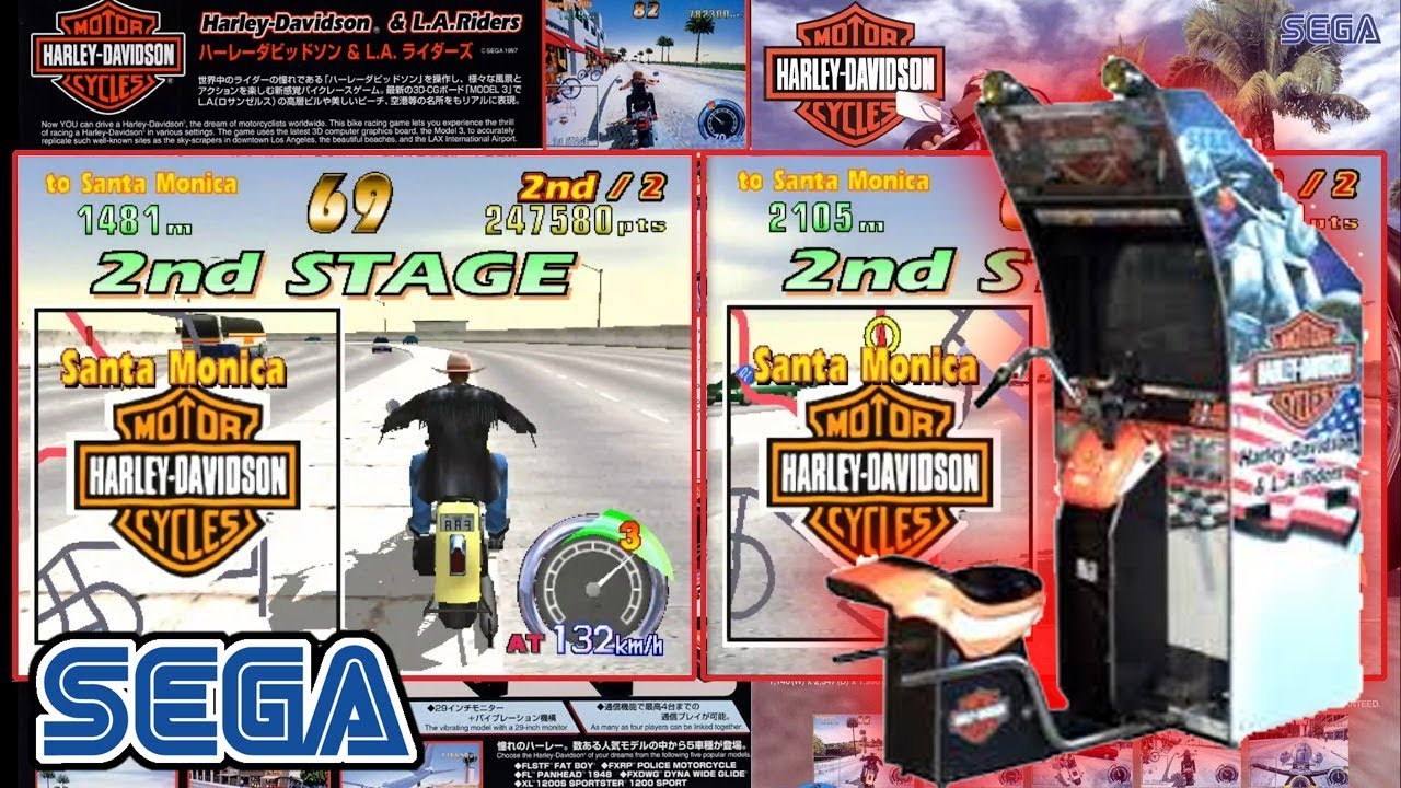 Harley Davidson La Riders Real 2 Player Network Supermodel R755 Youtube Harley Davidson La Riders Real 2 Player Network Supermodel R755 Youtube