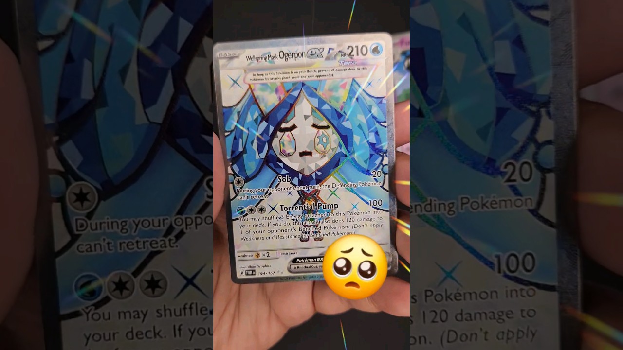 ANOTHER BIG HIT😃!WELLSPRING MASK OGERPON! Check out our selection of singles @ rippinrares.com