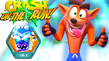 Crash Bandicoot: On the Run! Final Boss For Now - Frosty Uka Uka