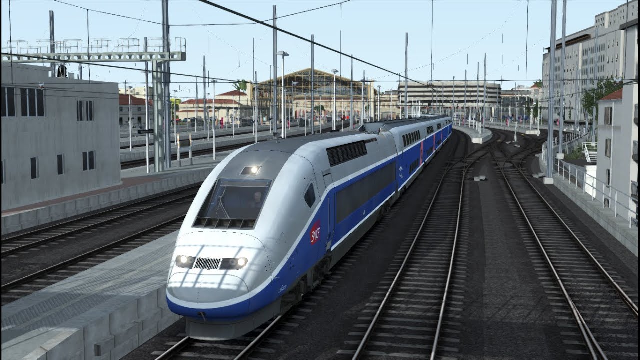 Train Simulator - Trajet complet Marseille St Charles - Avignon TGV | TGV DUPLEX - YouTube