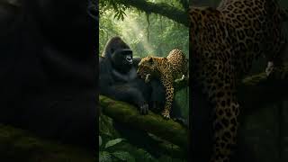Jungle Showdown When A Leopard Tests The King Of The Canopy