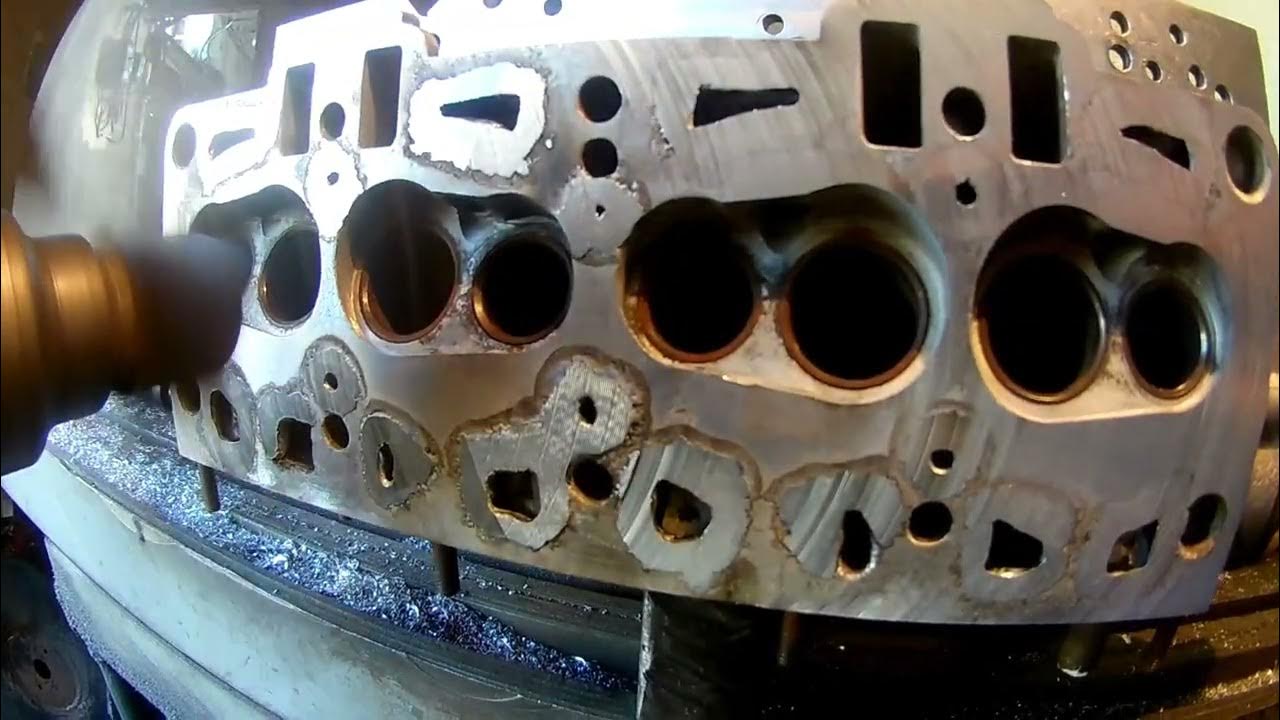 головка блока цилиндров гильзовка. восстановление головки. гбц урал. восстановление головки. восстановление головки.