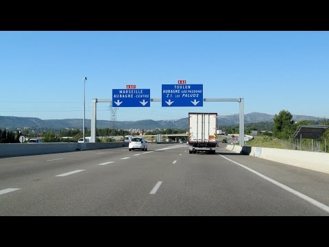 France: A52 Aix-en-Provence - Aubagne