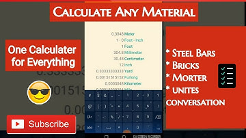 How to calculate the quantity of any material like Brick wall, Wall plastering