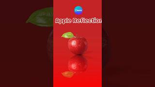Cara bikin effect refleksi di Canva #canvatutorial #reflection #canvashorts