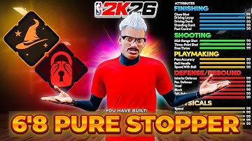 *NEW* 6’8 “PURE STOPPER” LOCKDOWN BUILD! BEST LOCKDOWN BUILD IN NBA 2K26!