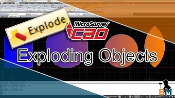 MicroSurvey CAD How to: Explode Objects | Bench Mark