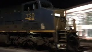 [CSXT]730 GE ES44AH,218 GE CW44AC,5388 GE ES40DC Leads Q032-20 W/Nice Sounding K5HL In F.NC