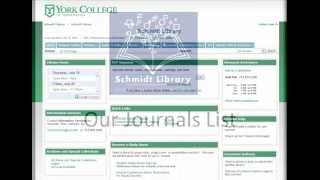 Schmidt Library: How to Use Our Journals List