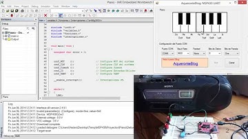 MSP430 + TIMERA + TA0 + PWM + PIANO